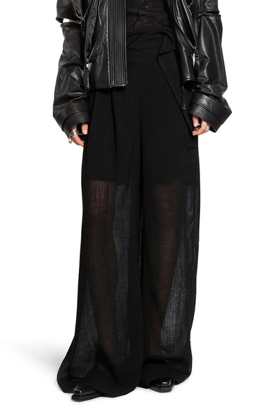  Nylon Sheer Wide Leg Pants 