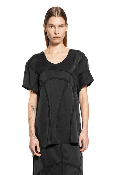  Overlock Silk Satin T-shirt 