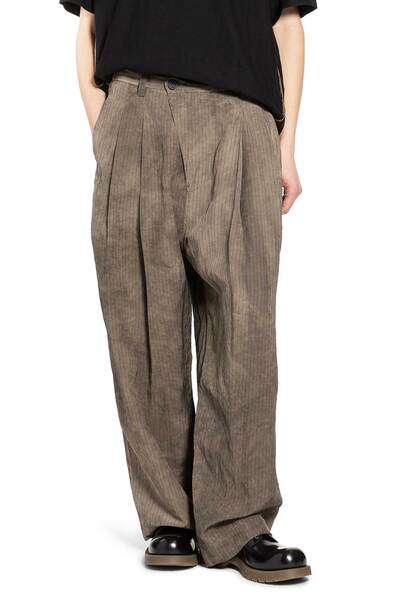  Drop Crotch Pleated Trousers 