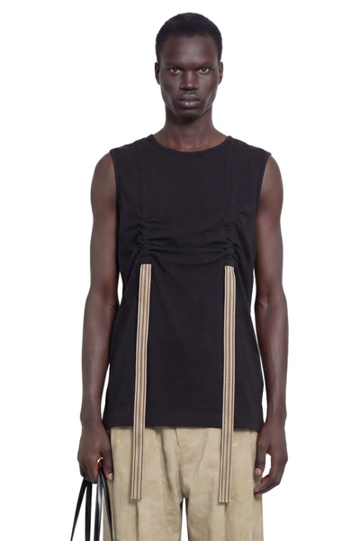  Ribbon Strap Sleeveless Top 