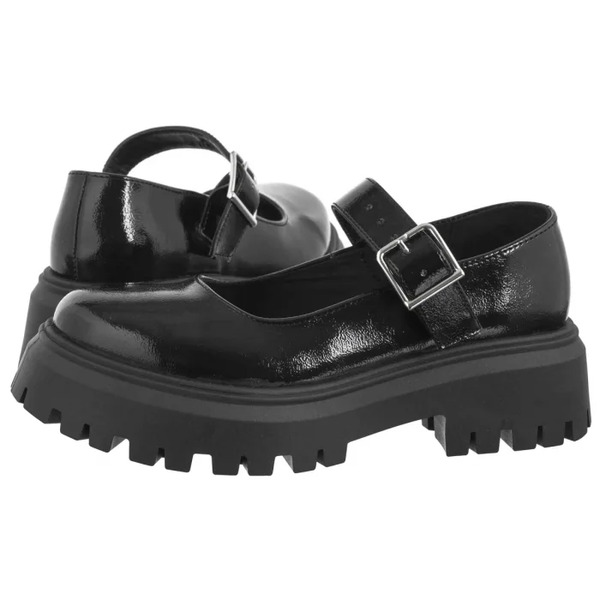  Altercore Półbuty Bliss Black Patent (al176-a) Altercore 