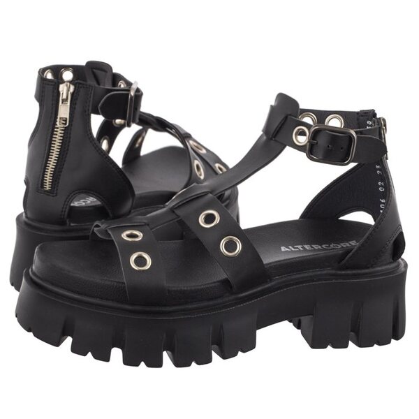  Altercore Sandały Leyla Vegan Black (al164-a) Altercore 