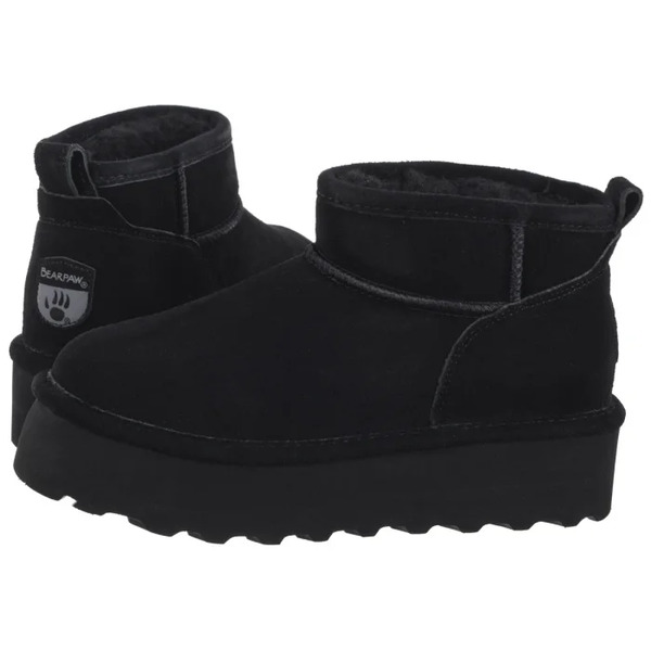  Bearpaw Botki Retro Shorty Black 2940w (be12-b) Bearpaw 