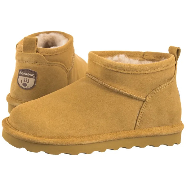  Bearpaw Botki Super Shorty Honey Mustard 3049w (be16-a) Bearpaw 