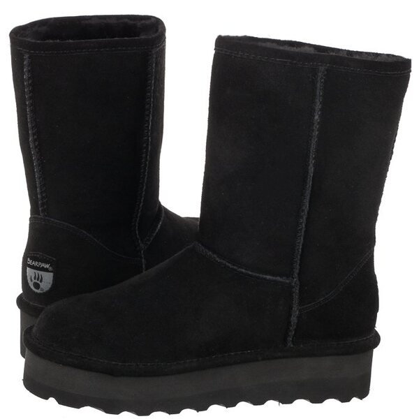  Bearpaw Buty Retro Elle Black Ii 2486w (be10-a) Bearpaw 