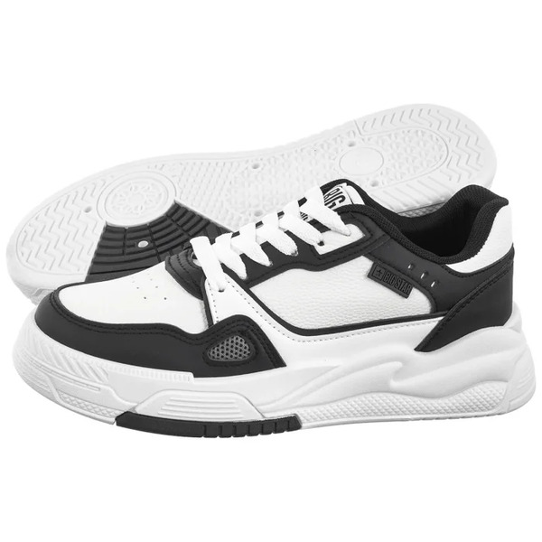  Big Star Sneakersy Białe/czarne Nn274669 (bi534-b) Big Star 