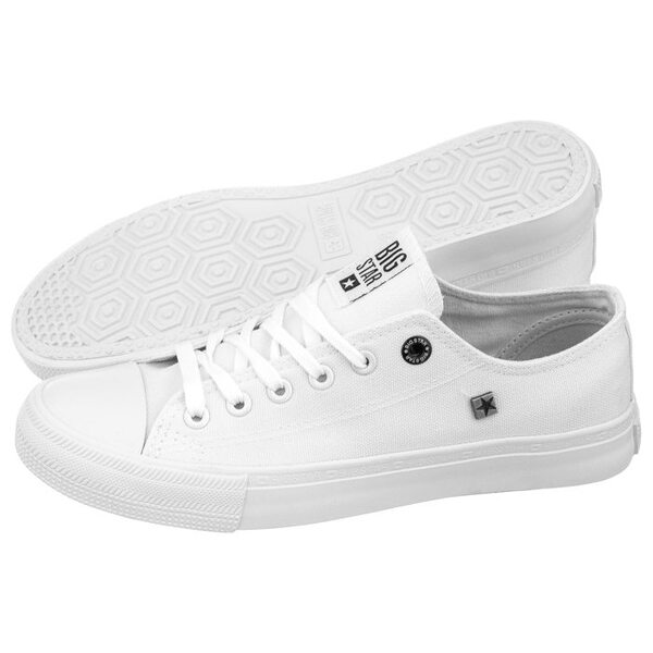  Big Star Trampki Białe Aa274010 (bi117-b) Big Star 