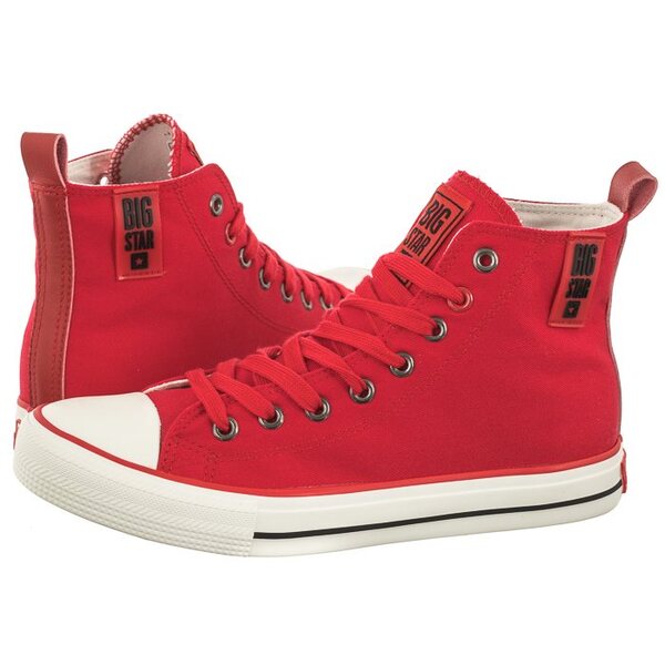 Big Star Trampki Czerwone Jj274128 (bi511-a) Big Star 