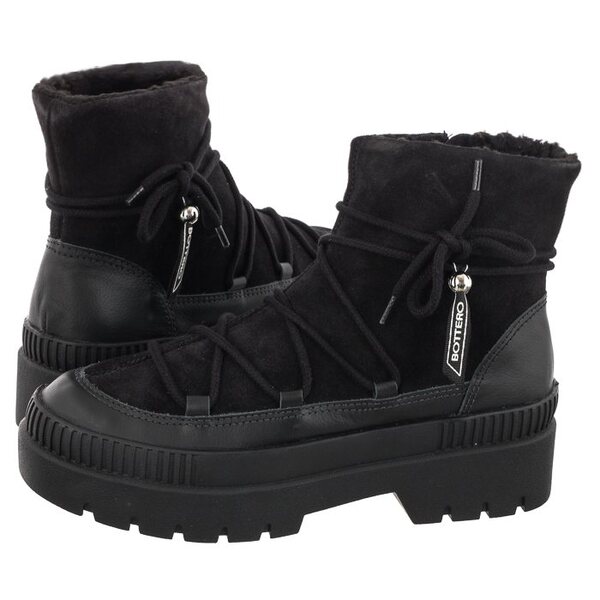  Bottero Botki Czarne 335904 Preto (bo68-a) Bottero 
