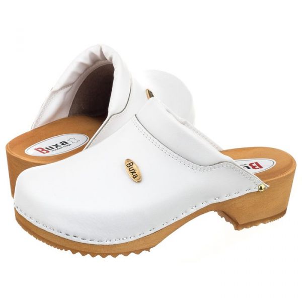  Buxa Drewniaki Supercomfort Białe F10 (bx1-b) Buxa 