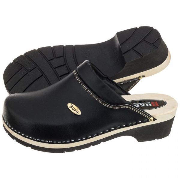  Buxa Drewniaki Supercomfort Czarne Fpu10 (bx3-a) Buxa 