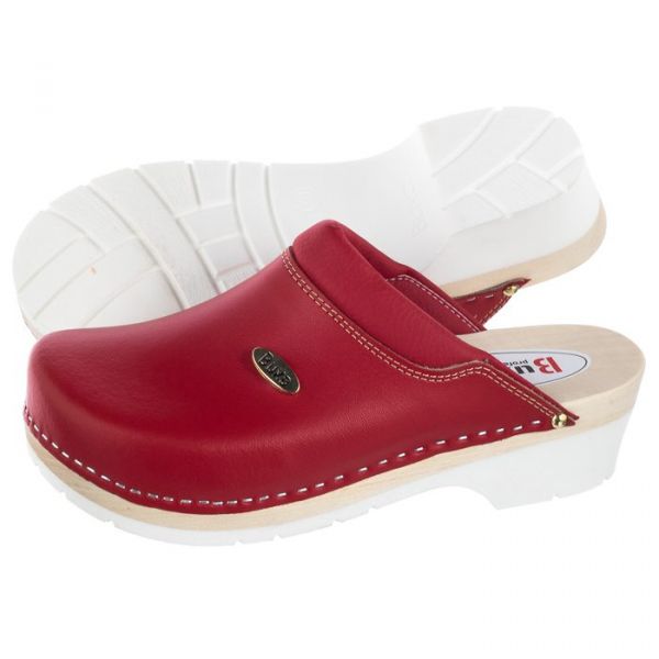  Buxa Drewniaki Supercomfort Czerwone Fpu10 (bx3-c) Buxa 