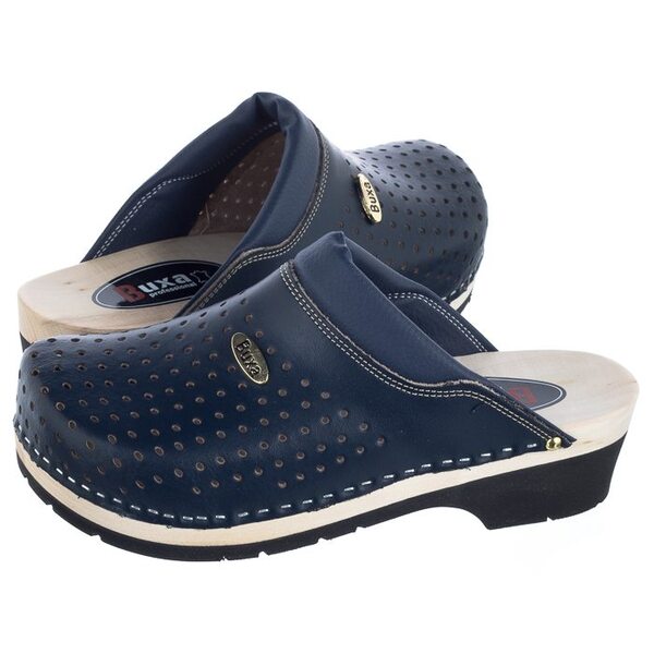  Buxa Drewniaki Supercomfort Granatowe Fpu11 (bx4-d) Buxa 