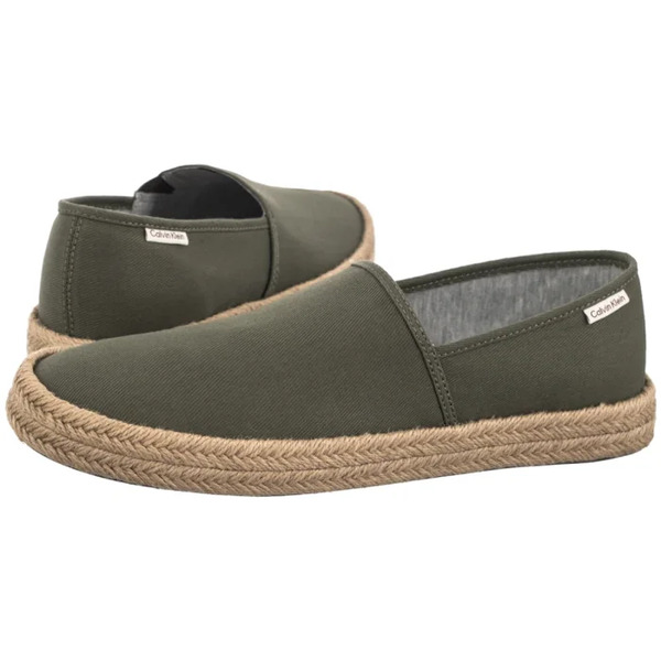  Calvin Klein Espadryle Ess Espadrille Cv Deep Lichen Green Hm0hm02076 Ldi (ck734-a) Calvin Klein 