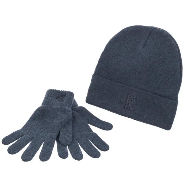  Calvin Klein Zestaw Prezentowy Czapka I Rękawiczki Gift Beanie & Gloves Mono K50k512469 Ppk (ck597-a) Calvin Klein 