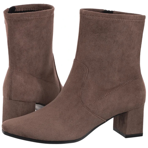  Caprice Botki Brązowe 9-25354-41 306 Cafe Stretch Vegan (cp444-b) Caprice 