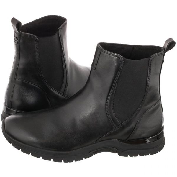  Caprice Botki Czarne 9-25450-27 022 Black Nappa (cp292-a) Caprice 