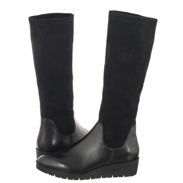  Caprice Kozaki Czarne 9-25608-41 019 Black Comb (cp388-a) Caprice 