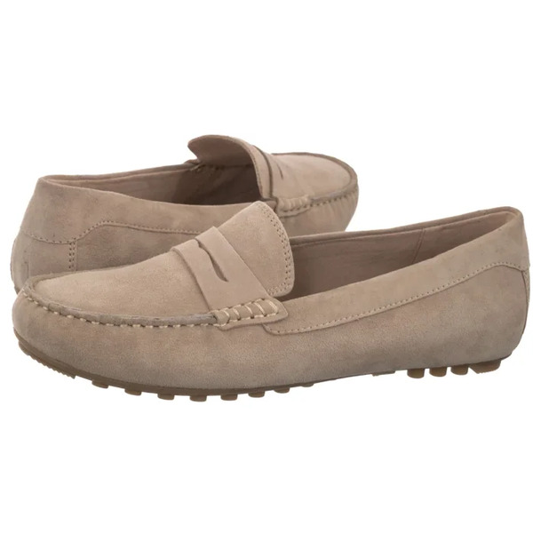 Caprice Mokasyny Beżowe 9-24651-42 318 Sand Suede (cp455-a) Caprice 