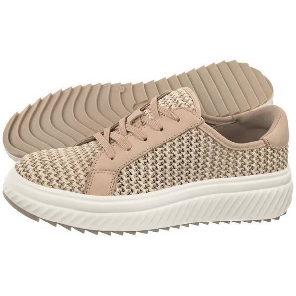  Caprice Półbuty Beżowe 9-23710-46 408 Beige Comb (cp454-a) Caprice 