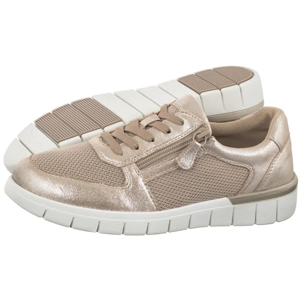  Caprice Sneakersy Białe 9-23700-42 345 Taupe Comb (cp456-b) Caprice 