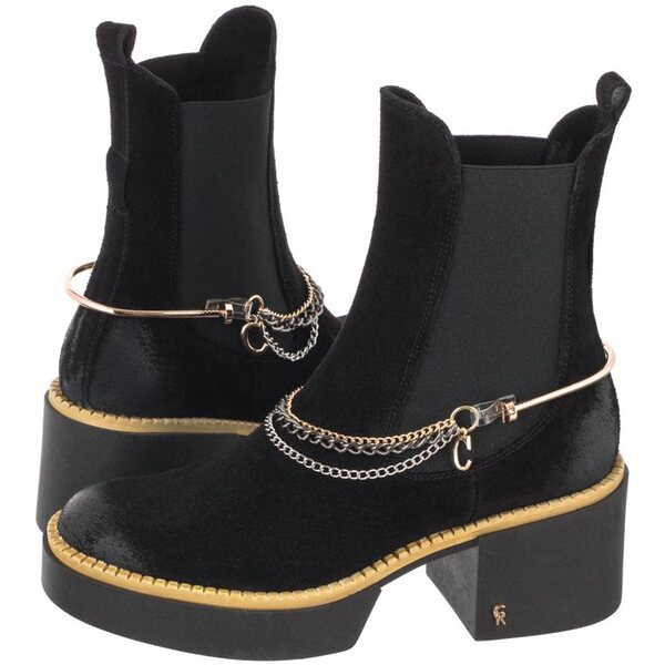  Carinii Botki Czarne B7720-h20-000-000-000 (ci638-a) Carinii 