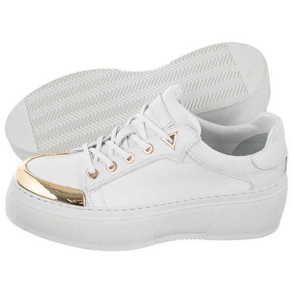  Carinii Sneakersy Białe B7084-i81-l46-p12-e41 (ci584-a) Carinii 