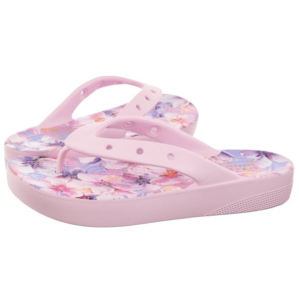  Crocs Japonki Classic Platform Cherry Blossom Flip Ballerina Pink/flor 208834-6w8 (cr297-a) Crocs 