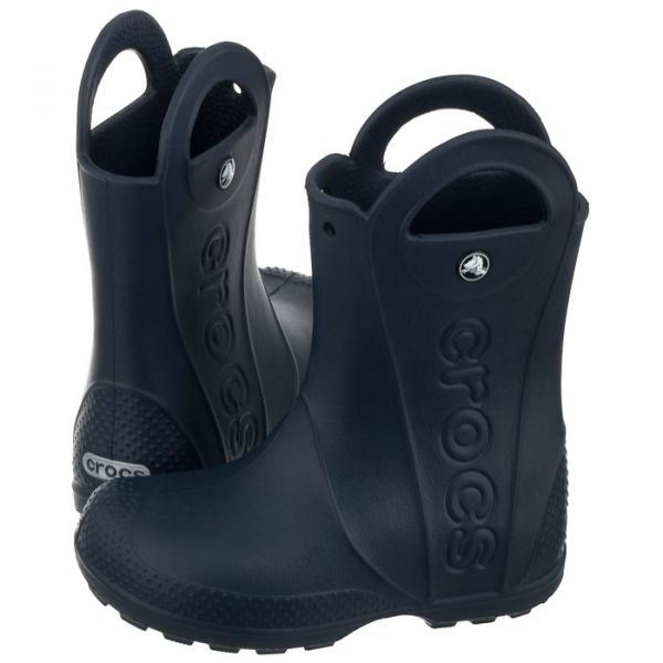  Crocs Kalosze Handle Rain Boot Kids Navy 12803-410 (cr79-f) Crocs 