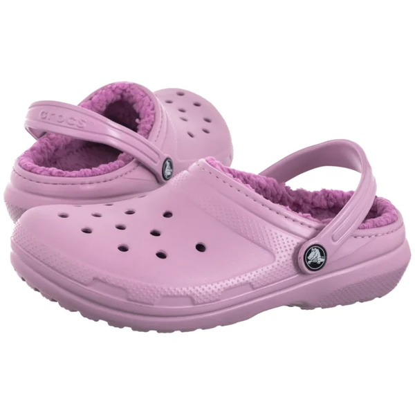  Crocs Klapki Classic Lined Clog K Hydrangea 207010-5bx (cr265-f) Crocs 