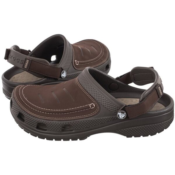  Crocs Klapki Yukon Vista Ii Lr Clog Expresso/mushroom 207689-23d (cr323-a) Crocs 