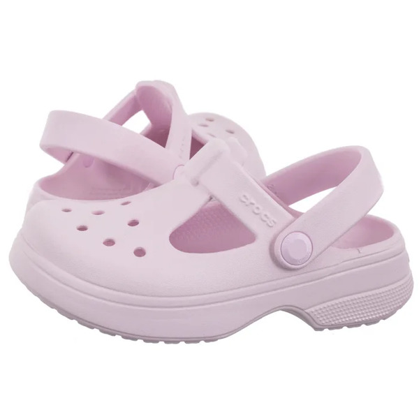 Crocs Sandałki Classic Mary Jane Clog T Pink Milk 210616-6zw (cr352-a) Crocs 