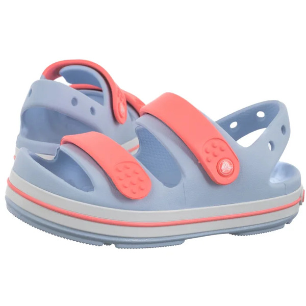  Crocs Sandałki Crocband Cruiser Sandal K Blue Frost/guava 209423-4xq (cr409-e) Crocs 
