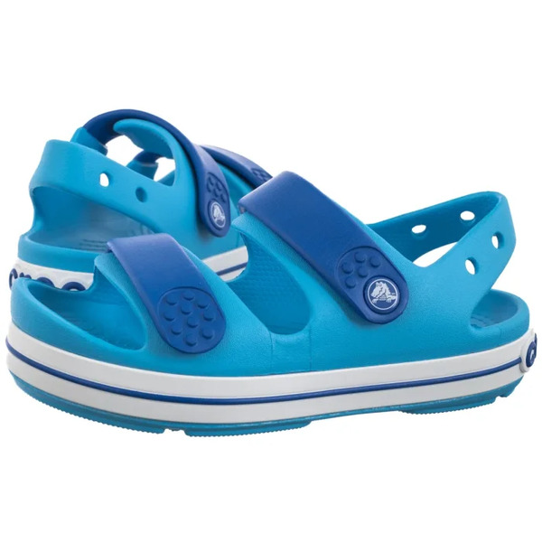  Crocs Sandałki Crocband Cruiser Sandal K Venetian/blue Bolt 209423-4mo (cr409-b) Crocs 