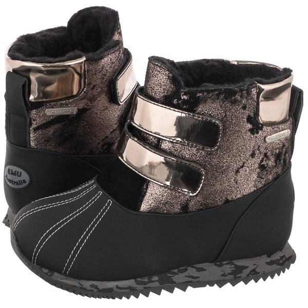  Emu Australia Buty Lockyer Metallic Black K12789 (em419-a) Emu Australia 