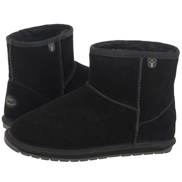  Emu Australia Buty Wallaby Mini Wr Black K10103 (em471-a) Emu Australia 