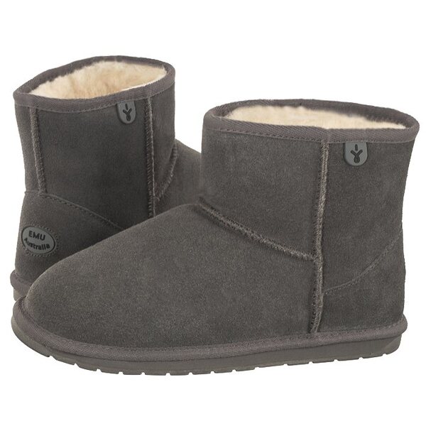  Emu Australia Buty Wallaby Mini Wr Charcoal K10103 (em471-b) Emu Australia 