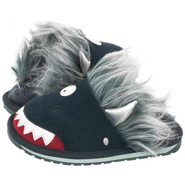 Emu Australia Kapcie Monster Slipper Deep Teal K12620 (em370-a) Emu Australia 