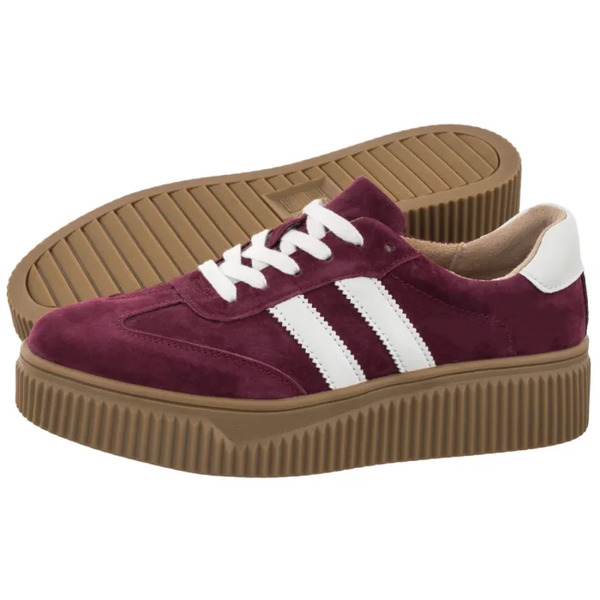  Filippo Sneakersy Bordowe Dp6776/26 Bg (fo138-j) Filippo 