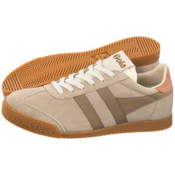  Gola Sneakersy Women's Elan Trainer Bone/light Caramel/terracotta Clb538 (go6-a) Gola 