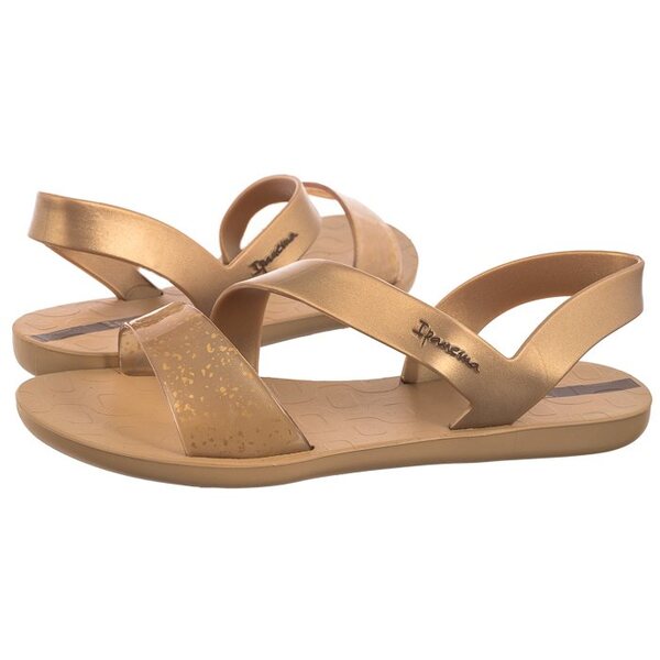  Ipanema Sandały Vibe Sandal Fem 82429/as178 Beige/gold (ip1-u) Ipanema 