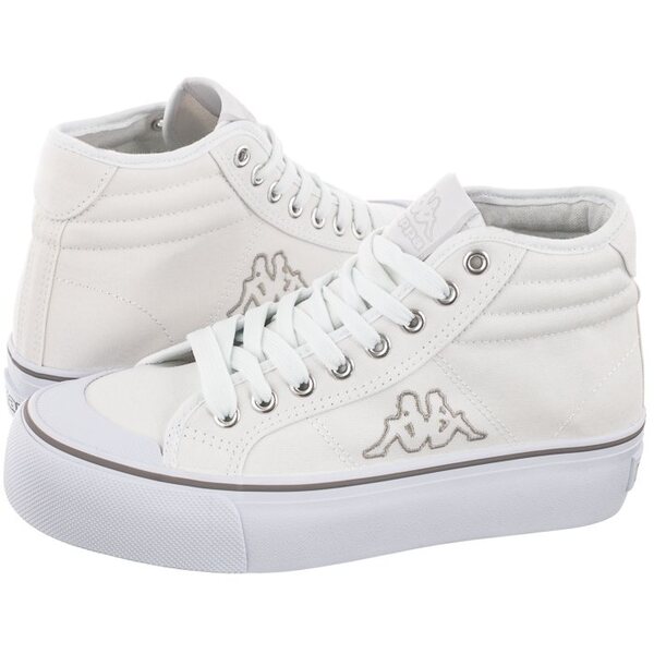  Kappa Trampki Boron Mid Pf 243161/1015 White/silver (ka209-a) Kappa 