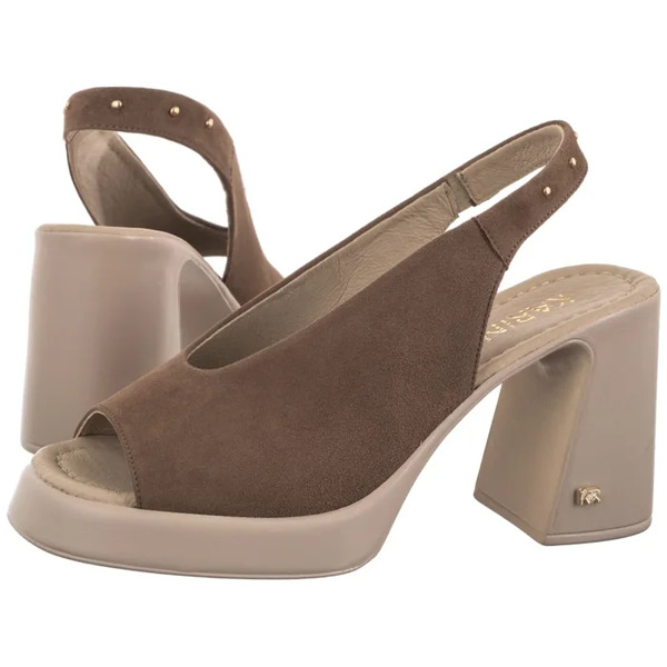  Karino Sandały Brązowe 5544/008-p (kn12-b) Karino 