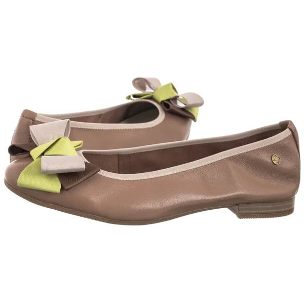  Maciejka Baleriny Brązowe P6801-14/00-0 (ma1369-b) Maciejka 