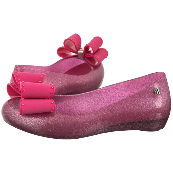  Melissa Baleriny Ultragirl Classic Bow 35965/bc919 Glitter Pink (ml330-c) Melissa 