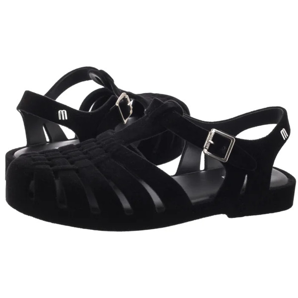  Melissa Sandały Possession Velvet Ii A 37845/bn603 Black Flocked (ml412-a) Melissa 