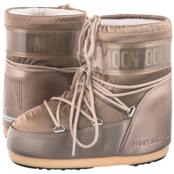  Moon Boot Śniegowce Icon Low Glance Platinum 1409350 B003 (mb47-c) Moon Boot 