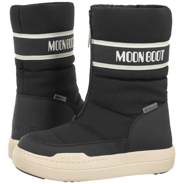  Moon Boot Śniegowce Mb Jr Park Zip High Wp Black 3440080 N001 (mb76-a) Moon Boot 
