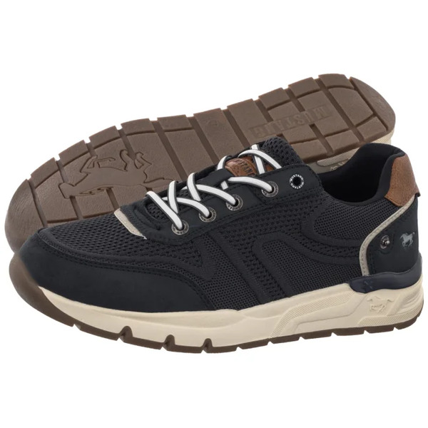  Mustang Sneakersy Granatowe 15m0051005 (mu604-a) Mustang 