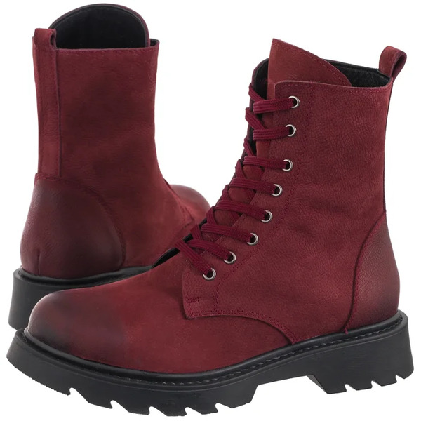  Nepeke Botki Halida Burgund Nubuck (np74-a) Nepeke 
